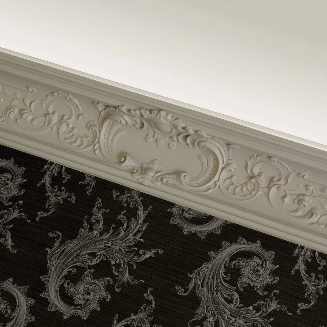 Z41 ARSTYL® 2M NMC Ceiling coving on white ceiling | DecorMania UK